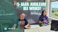 Wandel van WRKD jubilea Luc en Rachel
