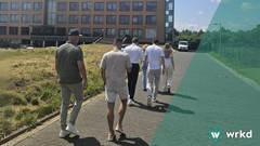 Wandel van WRKD in de pauze wandelen